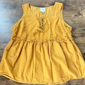Knox Rose Mustard Yellow Tank Top